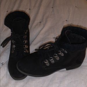 Lace up Black Boots